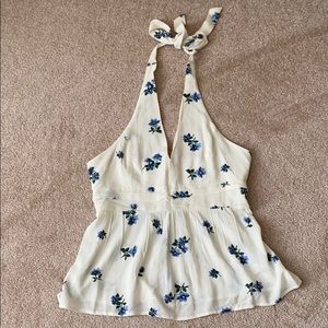 American Eagle Dressy Halter Top Small
